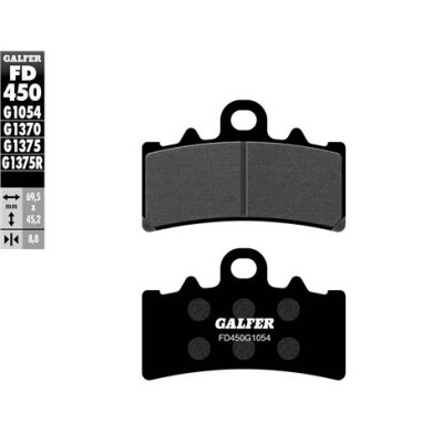 Pastiglie semi metalliche GALFER FD450G1054