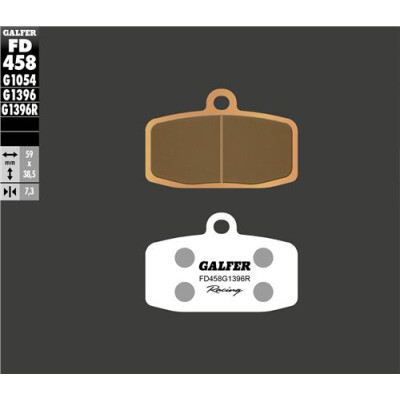 Pastiglie Offroad Sinterizzate GALFER FD458G1396R