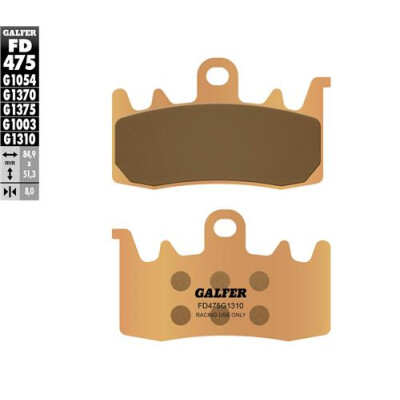 Pastiglie racing sinterizzate GALFER FD475G1310