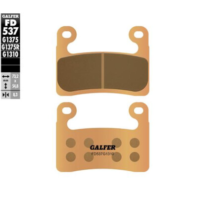 Pastiglie racing sinterizzate GALFER FD537G1310