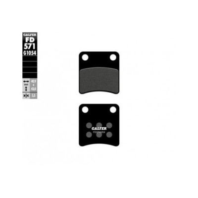 PASTIGLIE FRENO SEMI METALLICHE GALFER FD571G1054