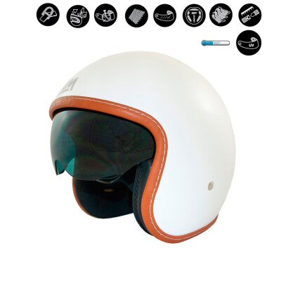 Casco LEM Sport Solid Bianco XS