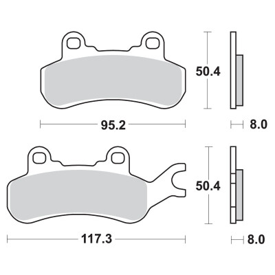 PASTIGLIE FRENO BREMBO 07GR91SX