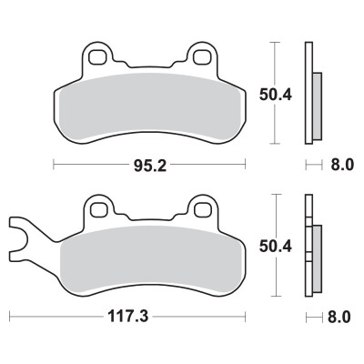 PASTIGLIE FRENO BREMBO 07GR92SX