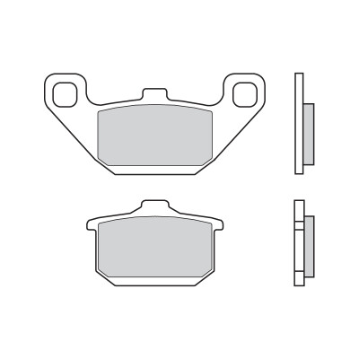PASTIGLIE FRENO BREMBO 07KA0808