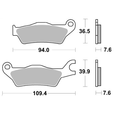 PASTIGLIE FRENO BREMBO 07SU33CC