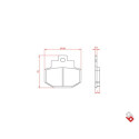 GANASCIA FRENO BR024 BRENTA