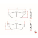 J. PASTIGLIE FRENO BR3027 BRENTA