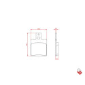 J. PASTIGLIE FRENO BR3029 BRENTA