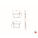 J. PASTIGLIE FRENO BR3032 BRENTA