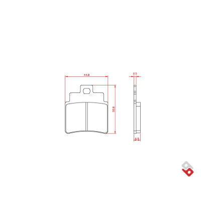 J.BRAKE PASS BR3037 BRENTA