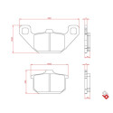 J. PASTIGLIE FRENO BR3061 BRENTA