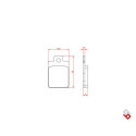J. PASTIGLIE FRENO BR3065 BRENTA