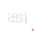 J.BRAKE PASS BR3077 BRENTA