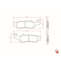 J. PASTIGLIE FRENO BR3105 BRENTA