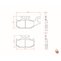 J. PASTIGLIE FRENO BR3109 BRENTA
