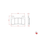 J. PASTIGLIE FRENO BR3116 BRENTA