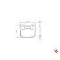 J. PASTIGLIE FRENO BR3134 BRENTA