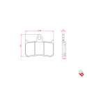 J.BRAKE PASS BR3136 BRENTA