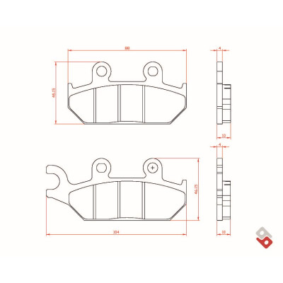 J.BRAKE PASS BR3148 BRENTA