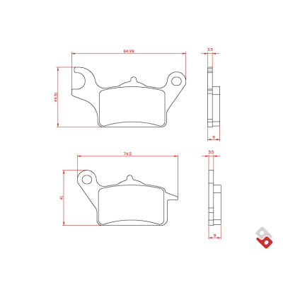 J.BRAKE PASS BR3179 BRENTA