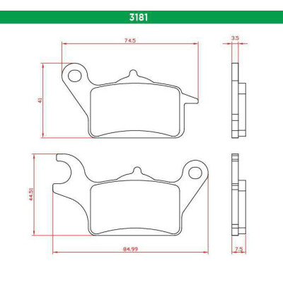 J.BRAKE PASS BR3181 BRENTA