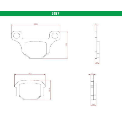 J.BRAKE PASS BR3187 BRENTA