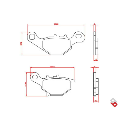 J.BRAKE PASS BR3194 BRENTA