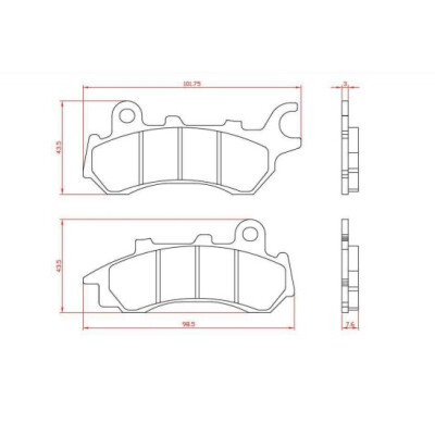 J. PASTIGLIE FRENO BR3200 BRENTA