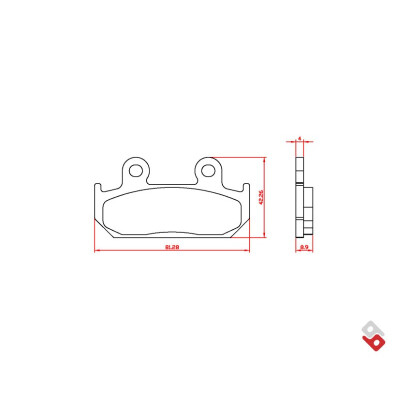 J. PASTIGLIE FRENO BR3204 BRENTA