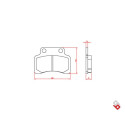 J. PASTIGLIE FRENO BR3205 BRENTA
