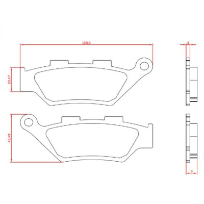 J. PASTIGLIE FRENO BR3224 BRENTA