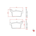 J. PASTIGLIE FRENO BR3235 BRENTA