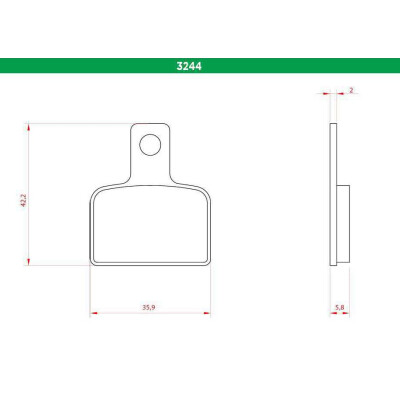 J.BRAKE PASS BR3244 BRENTA