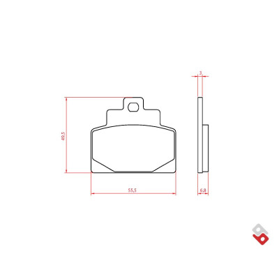 J.BRAKE PASS BR3246 BRENTA