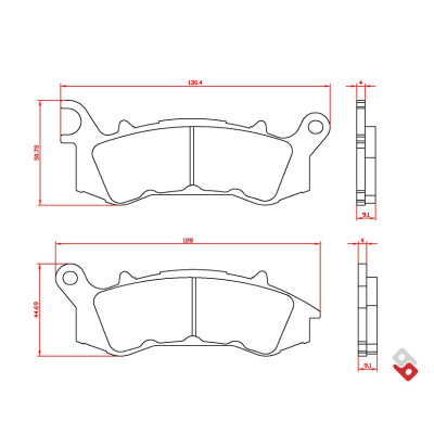 J.BRAKE PASS BR3249 BRENTA