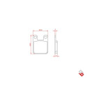 J. PASTIGLIE FRENO BR4015 BRENTA