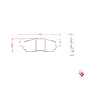 J. PASTIGLIE FRENO BR4022 BRENTA