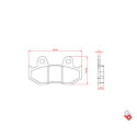 J. PASTIGLIE FRENO BR4034 BRENTA