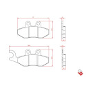 J. PASTIGLIE FRENO BR4041 BRENTA