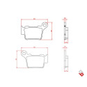J. PASTIGLIE FRENO BR4056 BRENTA