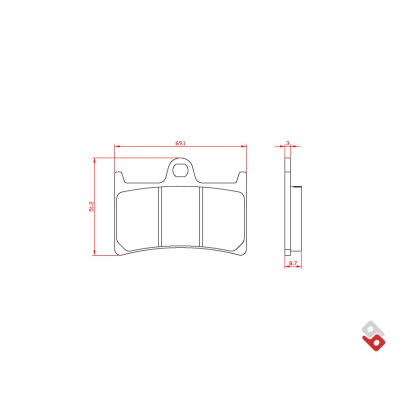 J.BRAKE PASS BR4094 BRENTA