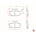 J. PASTIGLIE FRENO BR4108 BRENTA