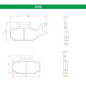 J. PASTIGLIE FRENO BR4109 BRENTA