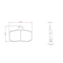 J. PASTIGLIE FRENO BR4161 BRENTA