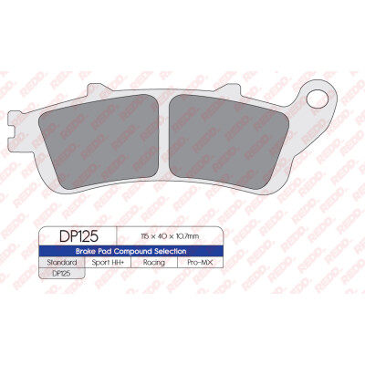 J. PASTIGLIE FRENO DP125