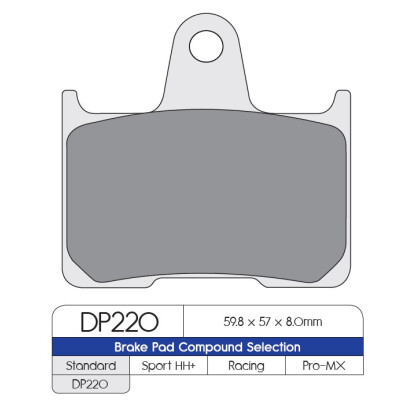 J. PASTIGLIE FRENO DP220