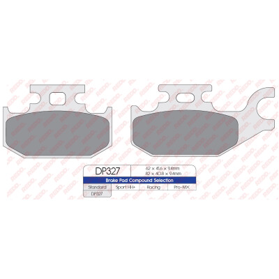 J. PASTIGLIE FRENO DP327