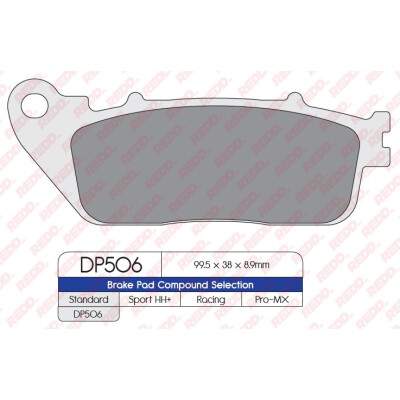 J. PASTIGLIE FRENO DP506