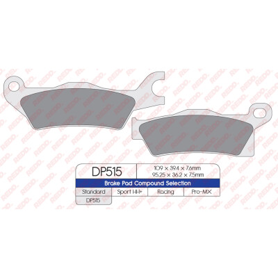 J. PASTIGLIE FRENO DP515